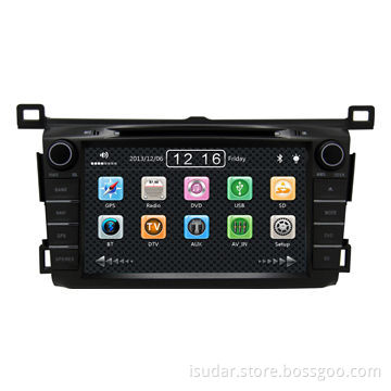 Car DVD Player for Toyota RAV4 2013, NAV/CD/MP3/DVD/USB/SD/BT, with 7" TFT Monitor
